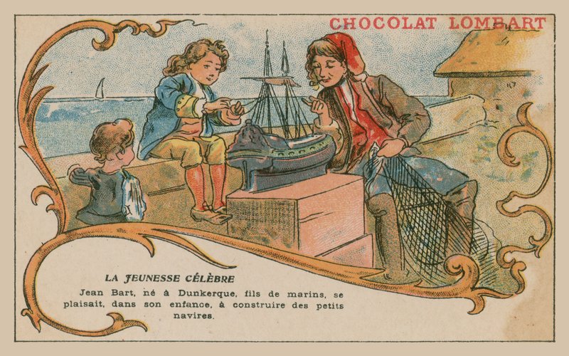 Jean Bart, commandant naval et corsaire de la fin du 17ème siècle, enfant - French School