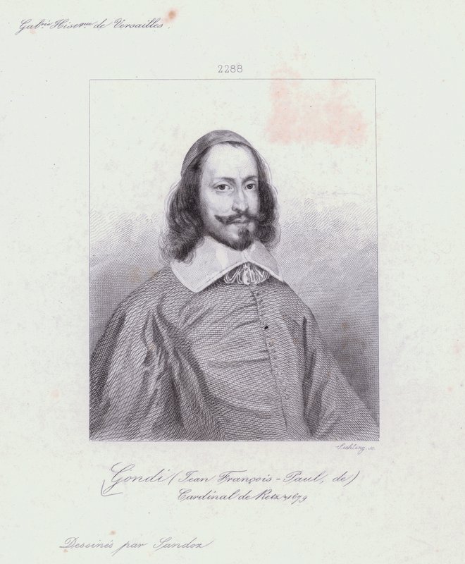 Jean François Paul de Gondi, Cardinal de Retz, ecclésiastique français et agitateur pendant la Fronde - French School