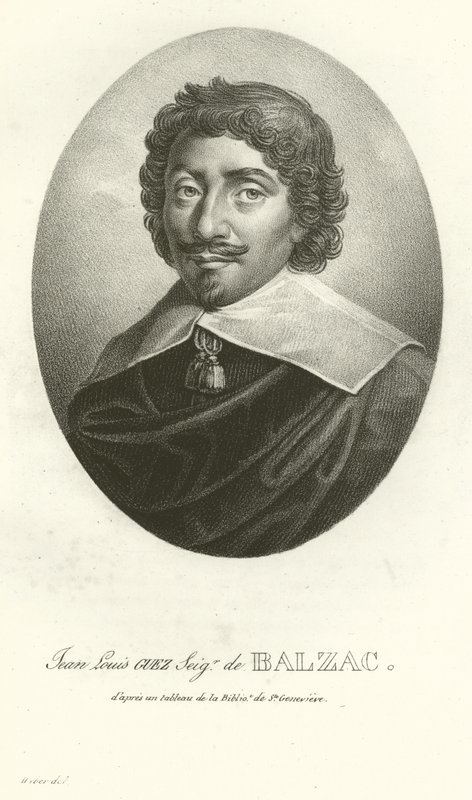 Jean Louis Guez, Seigneur de Balzac - French School