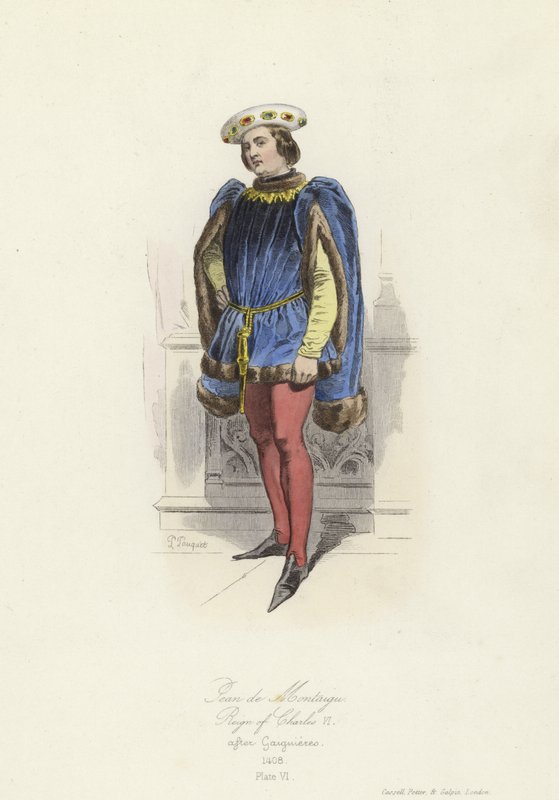 Jean de Montagu, Grand Maître de France, règne de Charles VI - French School