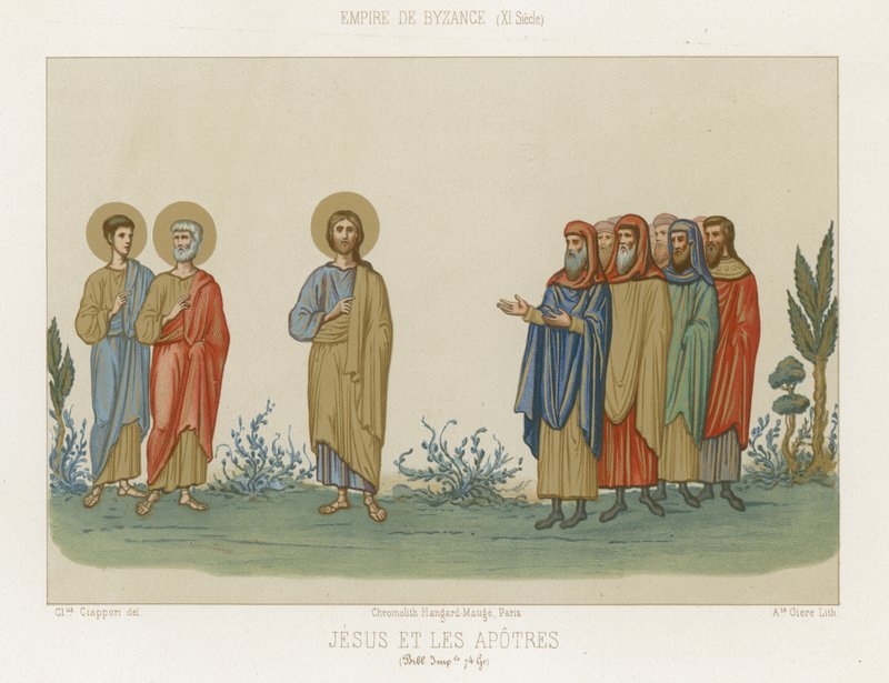 Jésus et les apôtres - French School