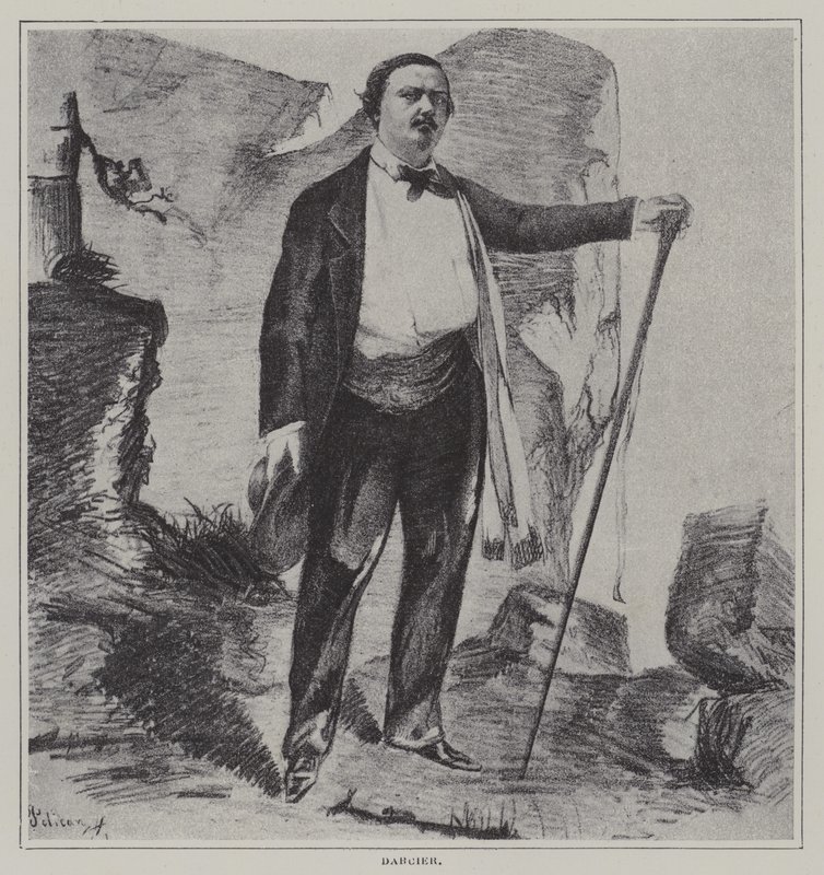 Joseph Darcier, chanteur, acteur et compositeur français - French School