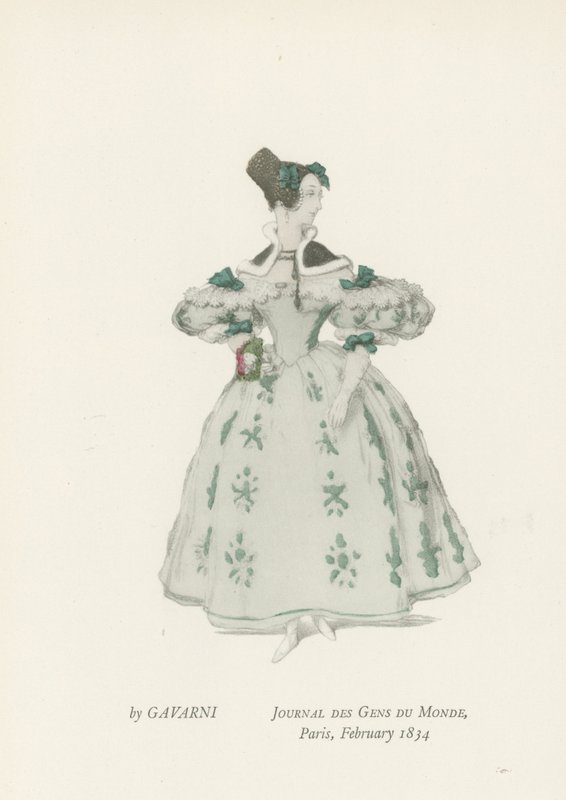Journal des Gens du Monde, Paris, février 1834 - French School