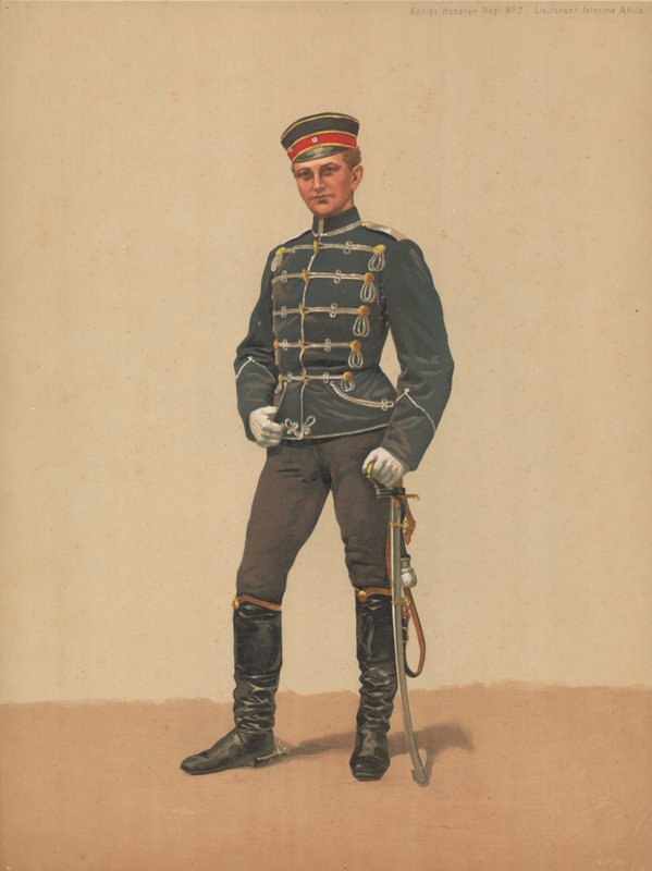 Lieutenant du Régiment des Hussards du Roi No 7, Interims Attila - French School