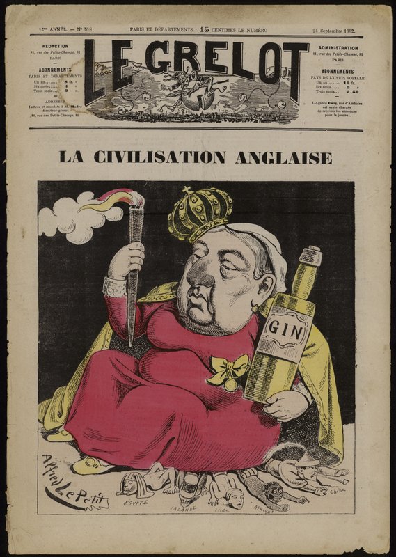 La Civilisation anglaise - basée sur le gin - French School