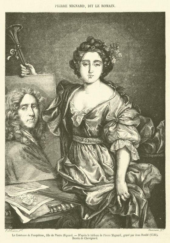 La Comtesse de Feuquières, fille de Pierre Mignard - French School