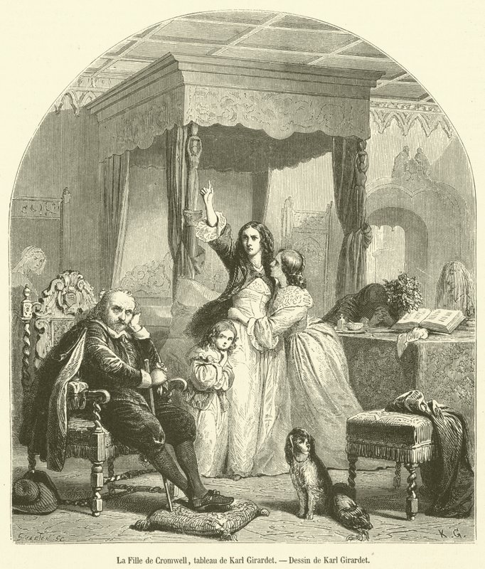 La Fille de Cromwell - French School