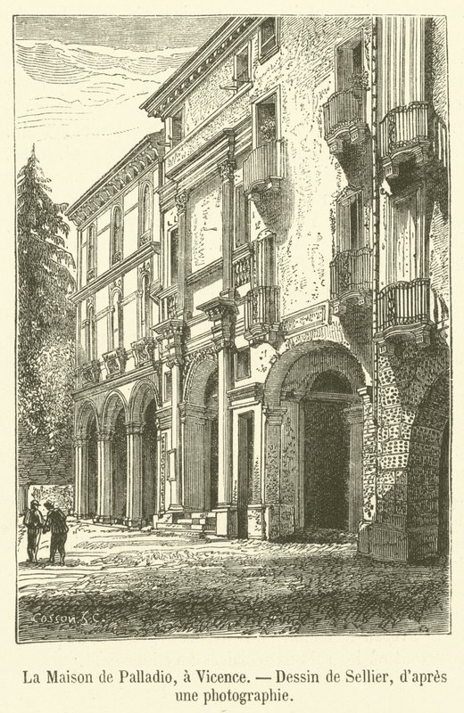La Maison de Palladio, à Vicence - French School