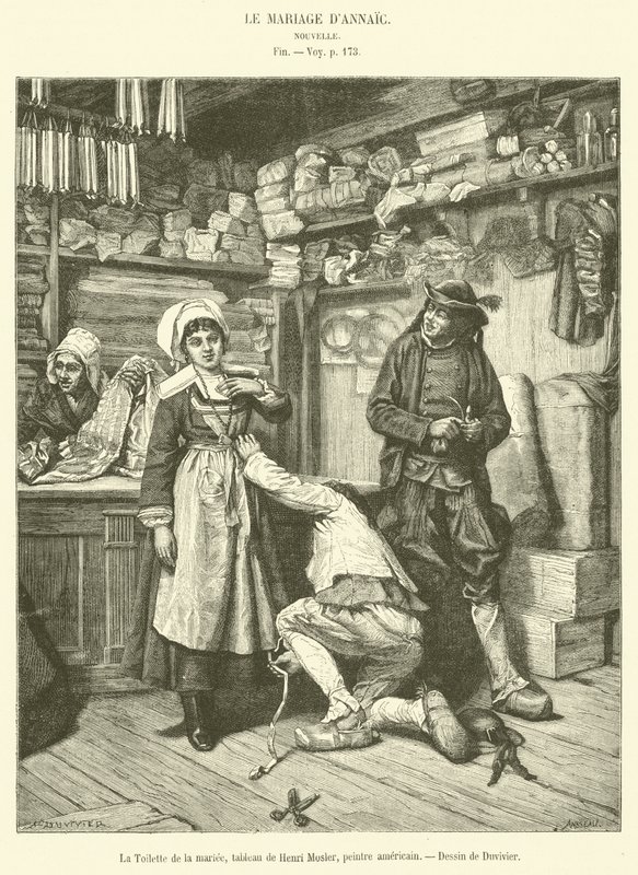 La toilette de la mariée - French School