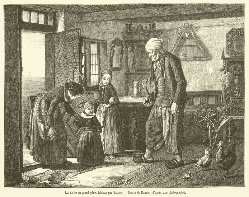 La Visite au grand-père - French School