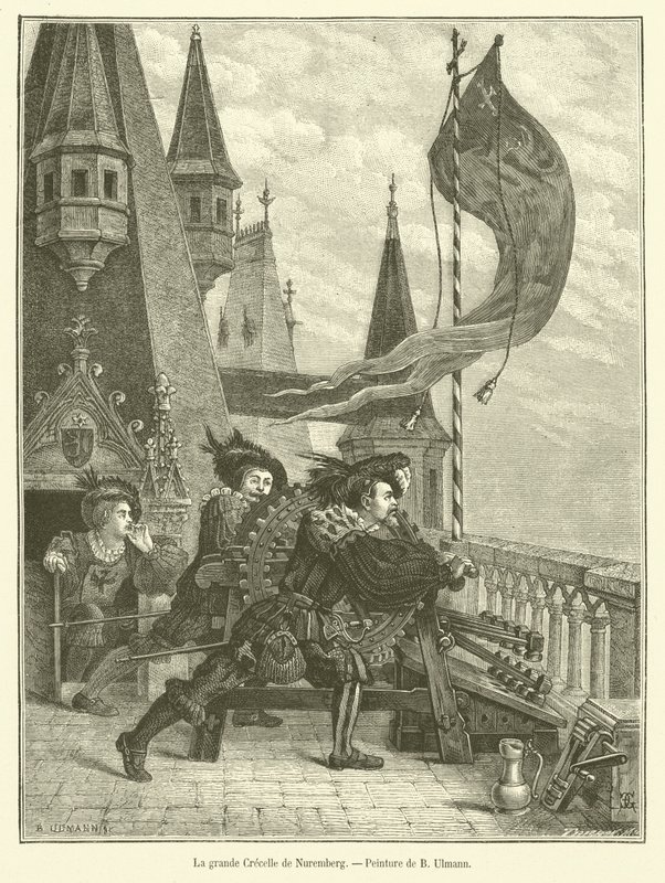 La grande Crécelle de Nuremberg - French School
