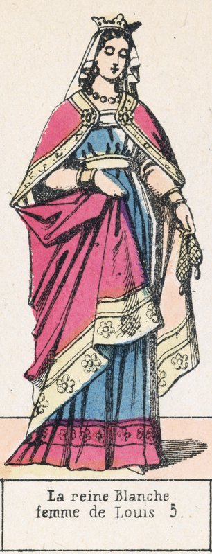 La reine Blanche, femme de Louis V - French School