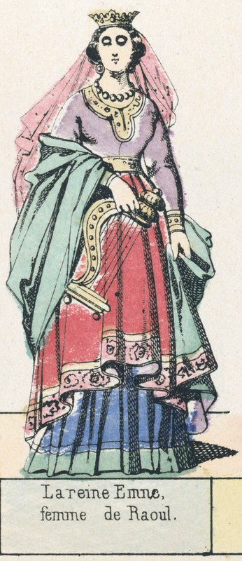 La reine Emne, femme de Raoul - French School