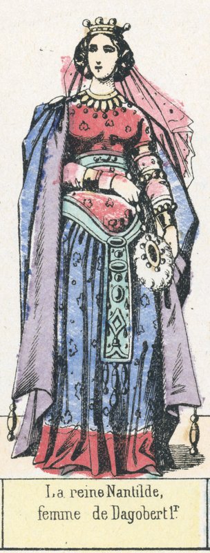 La reine Nantilde, femme de Dagobert Ier - French School