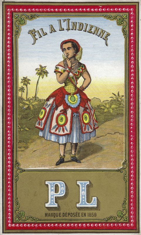 Étiquette pour fil indien - French School