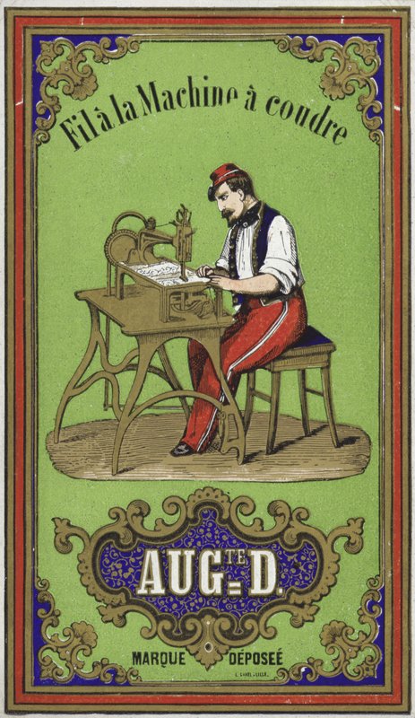 Étiquette pour fil de machine à coudre - French School