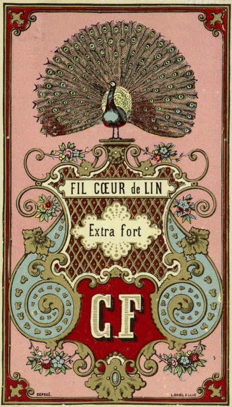 Étiquette pour fil de lin extra fort - French School