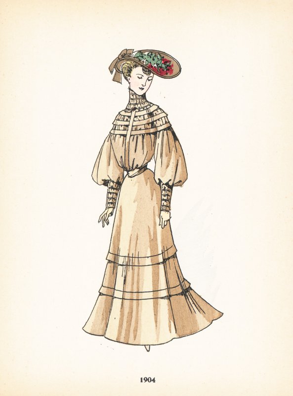 Mode féminine, 1904 - French School