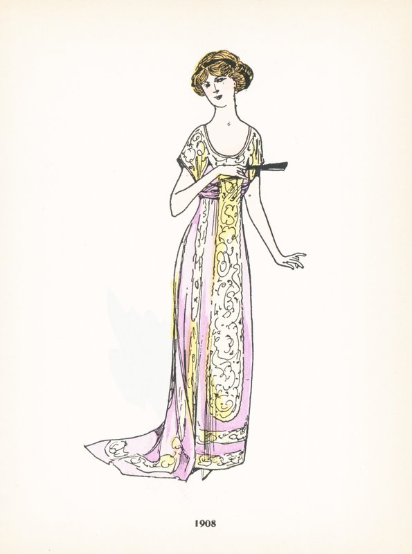 Mode féminine, 1908 - French School