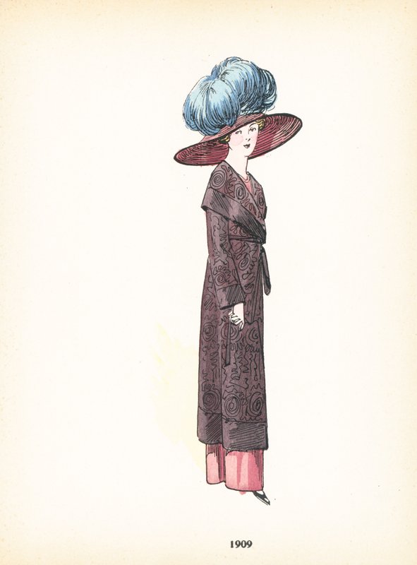 Mode féminine, 1909 - French School