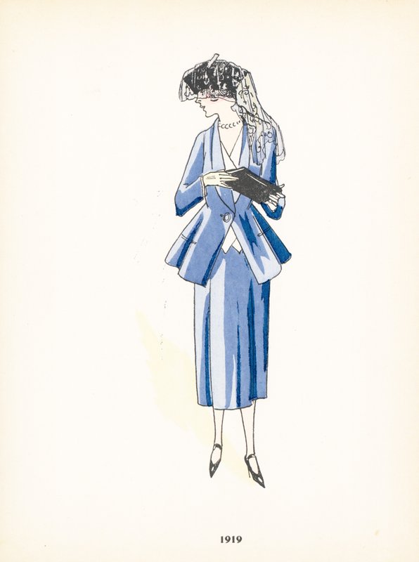 Mode féminine, 1919 - French School