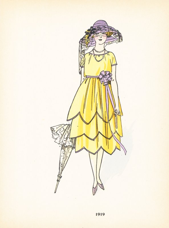 Mode féminine, 1919 - French School