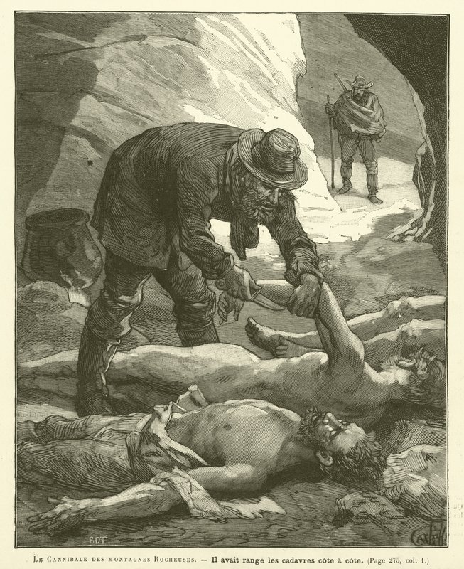 Le Cannibale des Montagnes Rocheuses - French School