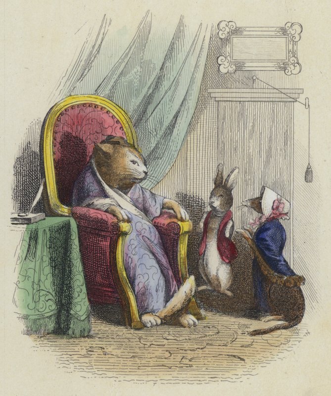 Le Chat, la Belette et le Petit Lapin - French School