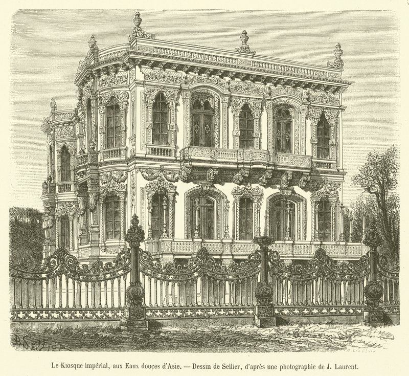 Le Kiosque impérial, aux Eaux douces d