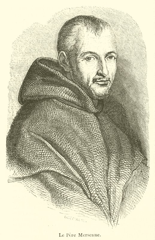 Le Pere Mersenne (gravure) - French School