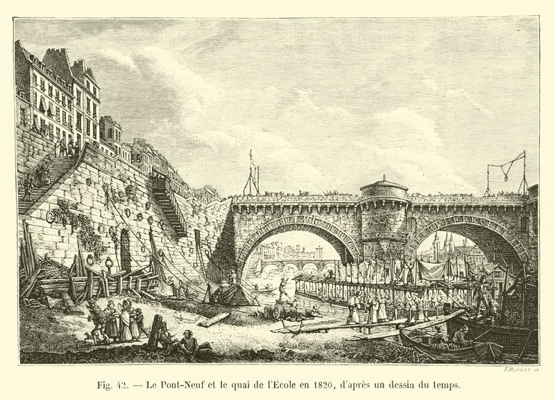 Le Pont-Neuf et le quai de l