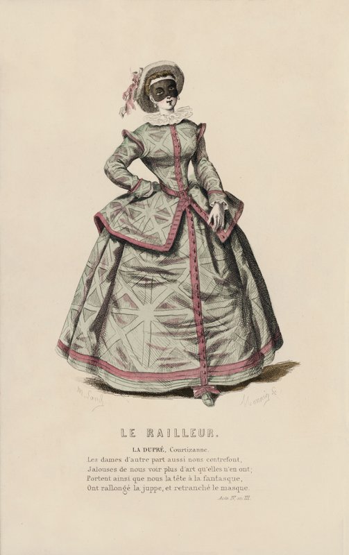 Le Railleur, La Dupre, Courtisane - French School