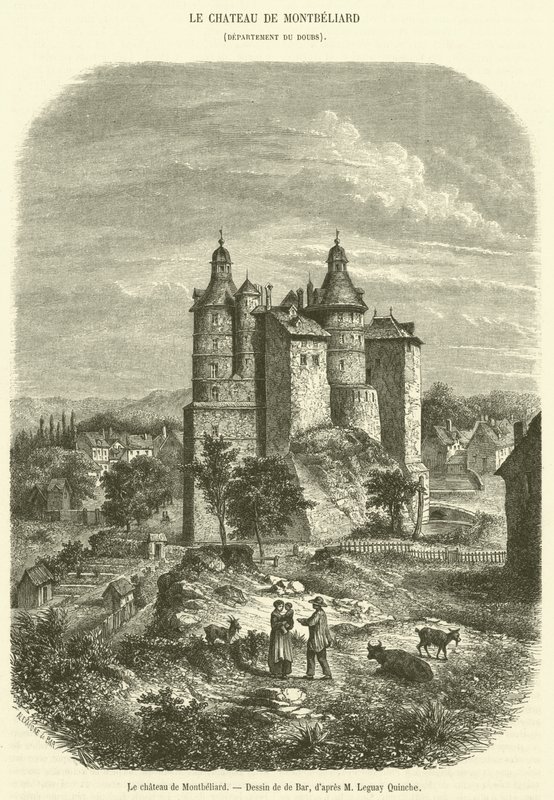 Le château de Montbéliard - French School