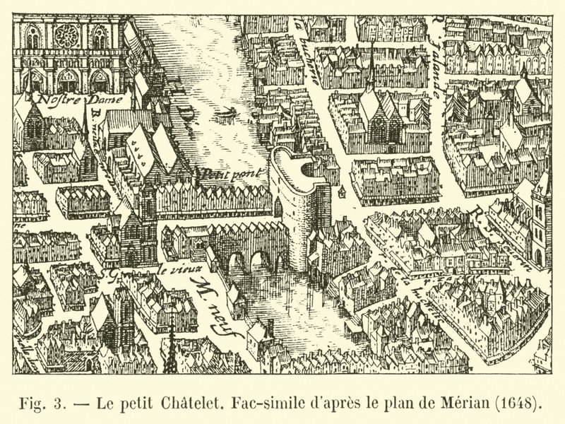 Le petit Châtelet, fac-similé d