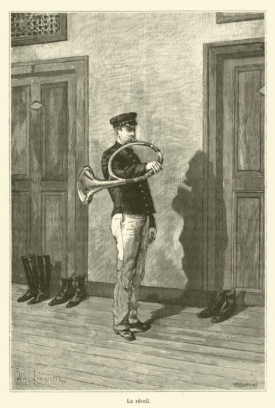 Éveil (gravure) - French School