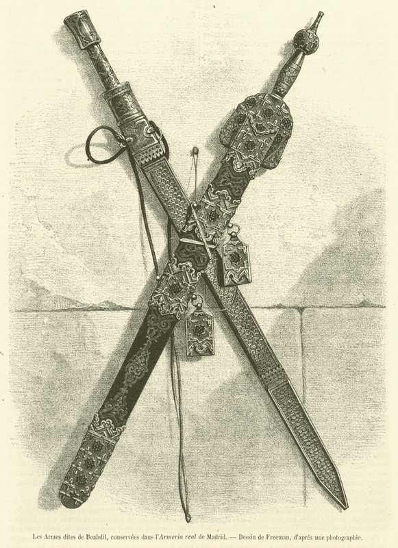 Les armes dites de Boabdil, conservées dans l