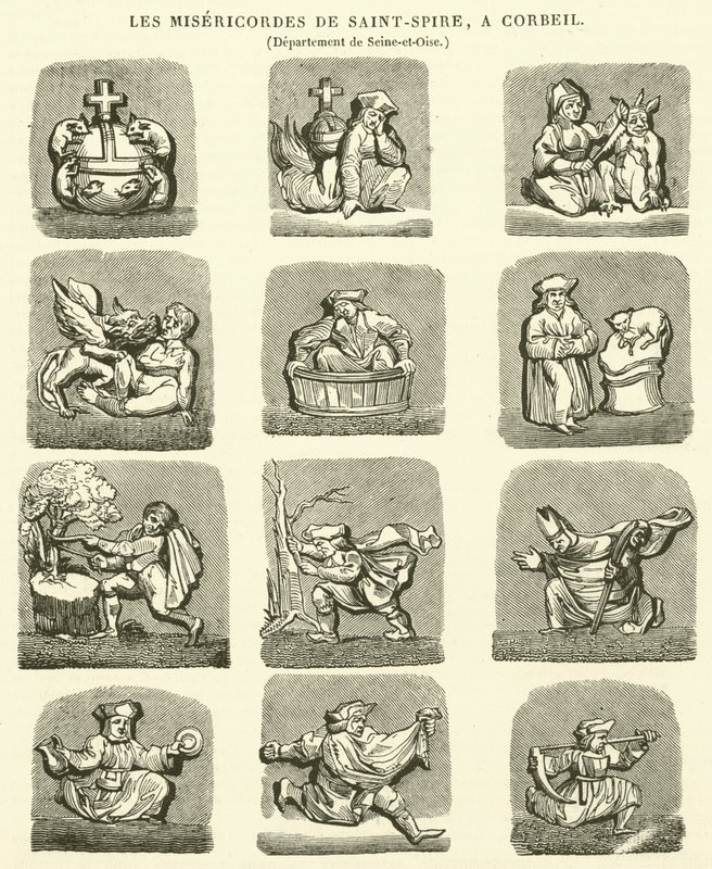Les Miséricordes de Saint-Spire, à Corbeil - French School