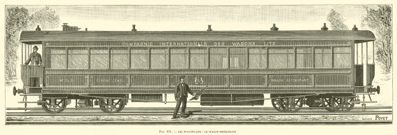 Les Wagons-Lits, le Wagon-Restaurant - French School