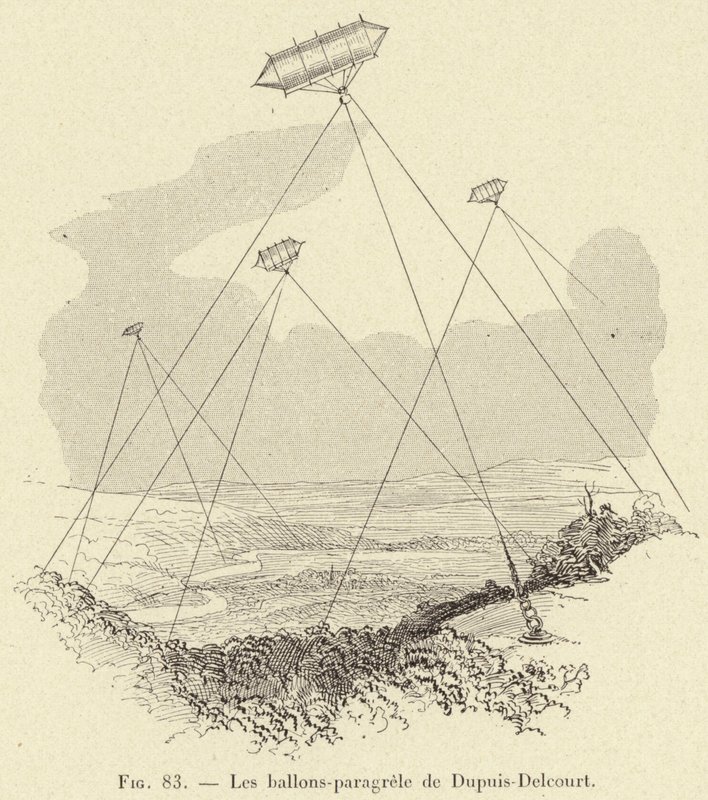 Les ballons-paragrêle de Dupuis-Delcourt - French School