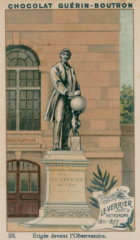Leverrier, Astronome, 1811-1877, Érigée devant l