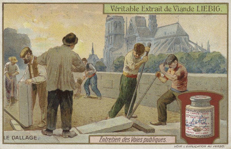 Carte Liebig représentant l
