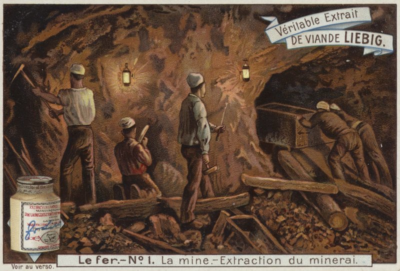 Carte Liebig représentant l
