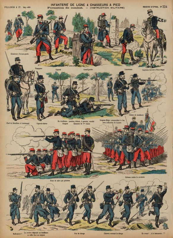 Infanterie de ligne et chasseurs de l