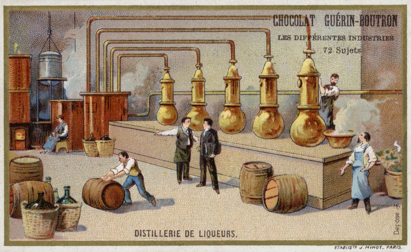 Distillerie de liqueurs - French School