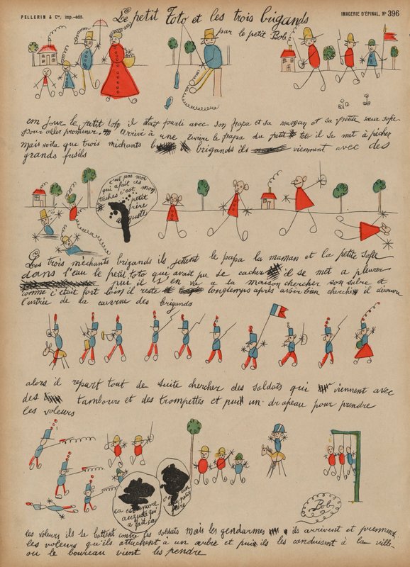 Le petit Toto et les trois brigands - French School