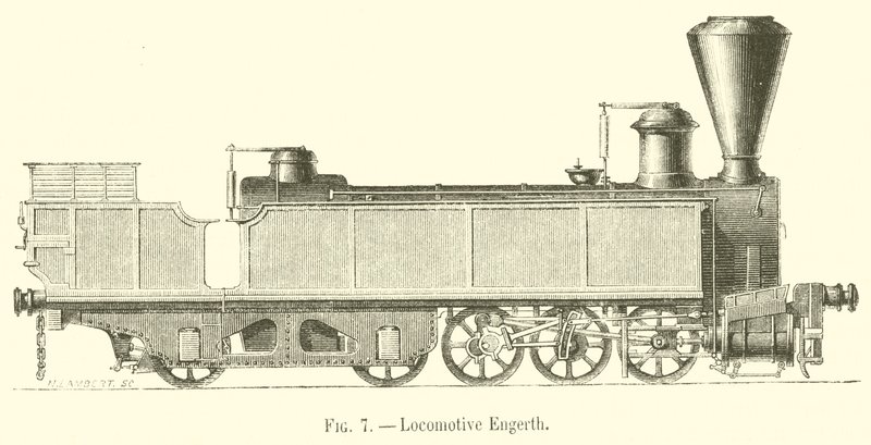 Locomotive Engerth - French School