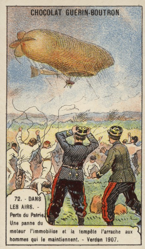 Perte du dirigeable militaire français Patrie, Verdun - French School