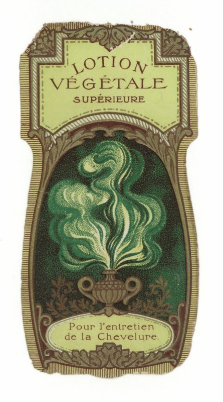 Étiquette Lotion Végétale Supérieure - French School