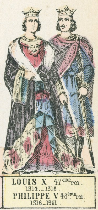 Louis X, 47e roi - French School