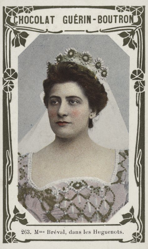 Madame Bréval, dans les Huguenots - French School